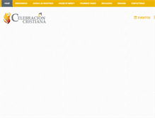 Tablet Screenshot of celebracioncristiana.org